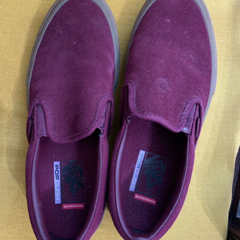Vans Deep Burgundy Skate Shoes